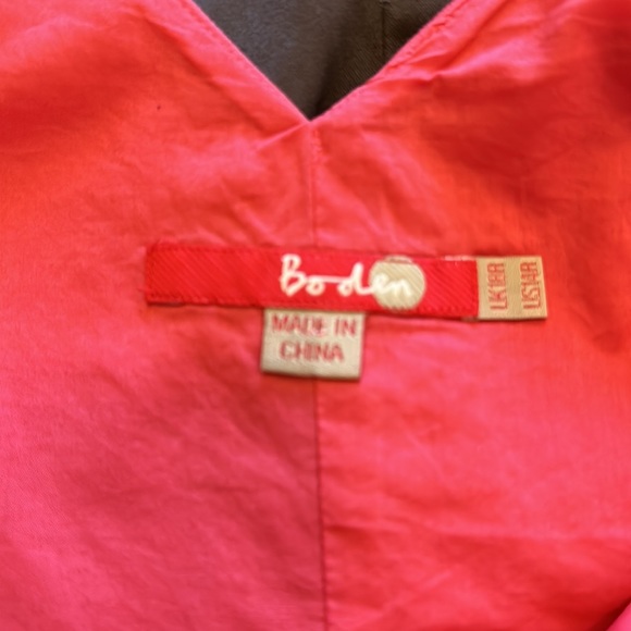 Boden Pink & Gray Colorblock Dress - Picture 4 of 6